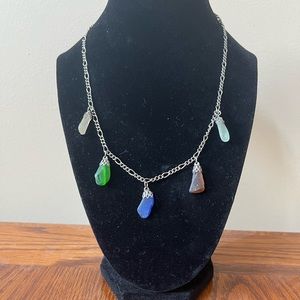 Authentic Beach Glass Handmade Necklace from Maine
